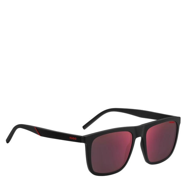 Black - Hugo - Men's Rectangle Sunglasses