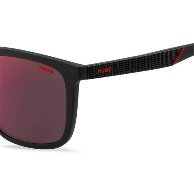Black - Hugo - Men's Rectangle Sunglasses