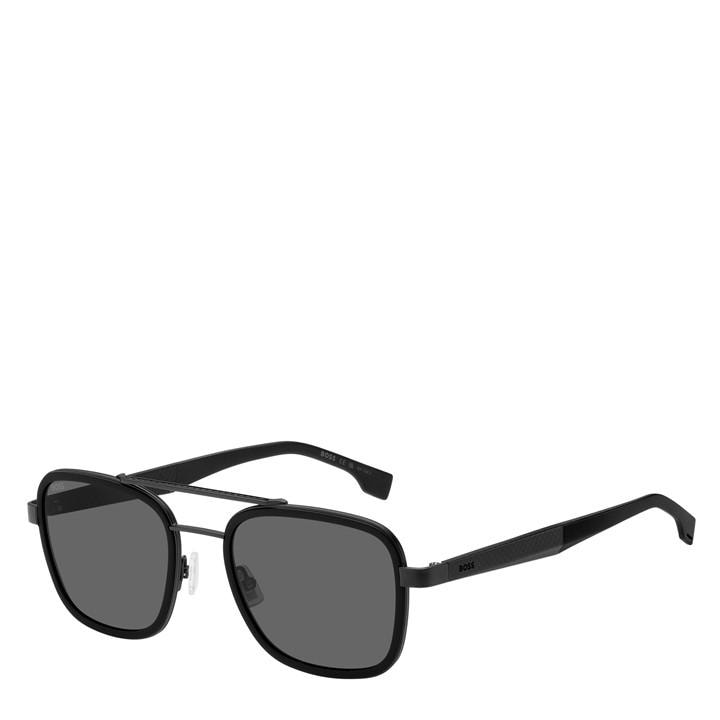 Boss Men's Black Double Bridge Round Sunglasses in Size Mens, Sports Direct