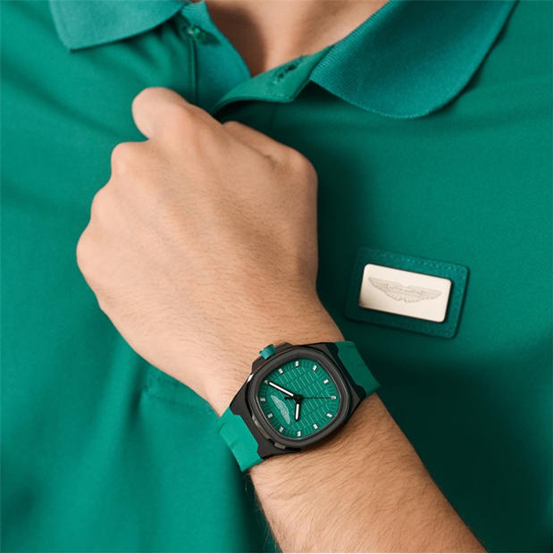 Green/Black - Aston Martin - Men's Icon Analogue Quartz Watch