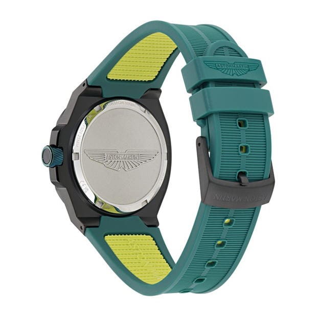 Green/Black - Aston Martin - Men's Icon Analogue Quartz Watch