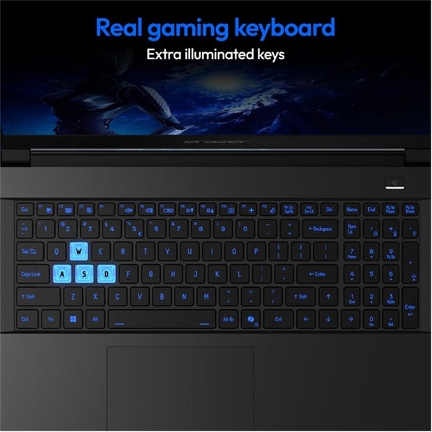 Black - Medion - Erazer Scout 15.6 Inch Gaming Laptop – Intel Core i5-13420H Nvidia RTX 5050 Windows 11 Home