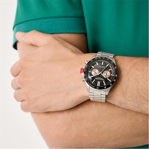 Black/Silver - Aston Martin - Men's Icon Analogue Quartz Watch