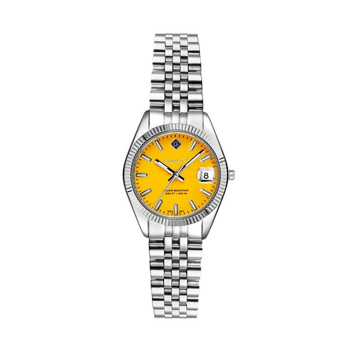 Gant  Silver Sussex Mini Quartz Analogue Watch, Sports Direct