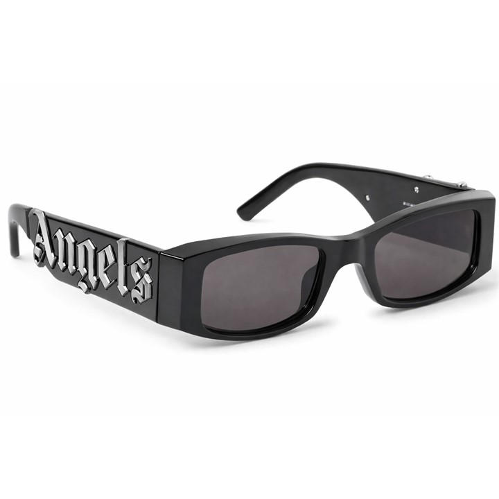 Palm Angels Men's Black Angel Rectangle Sunglasses, Sports Direct