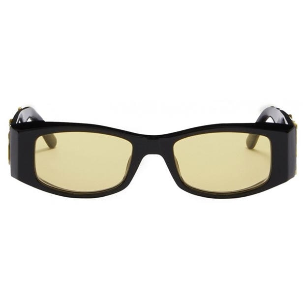 Black Yellow - PALM ANGELS - Men's Angel Rectangle Sunglasses