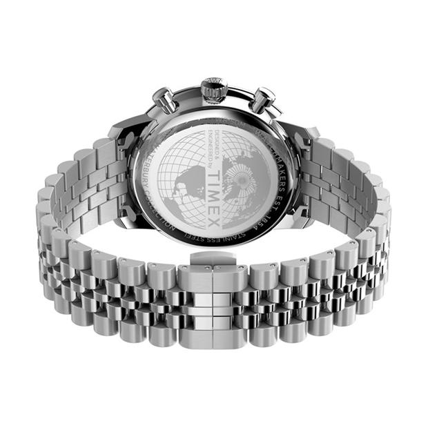 Черно/сребро - Timex - Men's Waterbury Analogue Quartz Watch