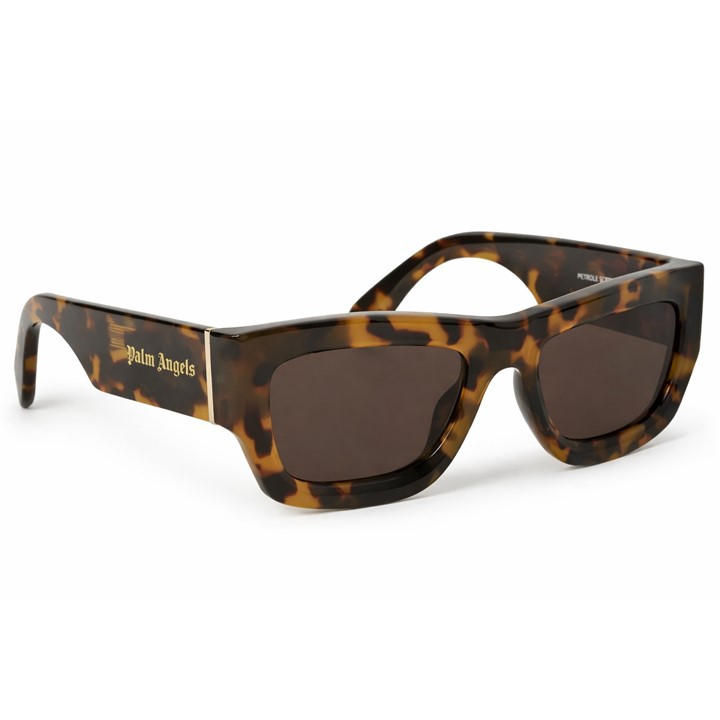 Palm Angels Men's Brown Auberry Rectangle Sunglasses, Sports Direct