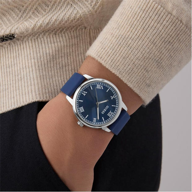 Black/Silver - Guess - Men's Chandler Analogue Quartz Watch