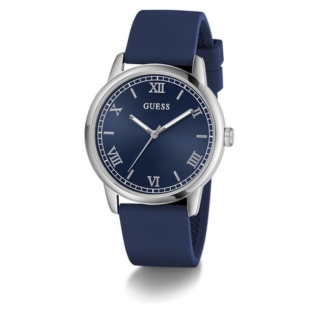 Black/Silver - Guess - Men's Chandler Analogue Quartz Watch