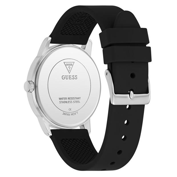 Black/Silver - Guess - Men's Chandler Analogue Quartz Watch