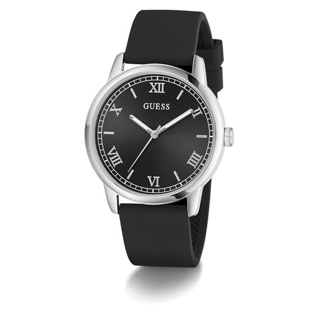 Black/Silver - Guess - Men's Chandler Analogue Quartz Watch