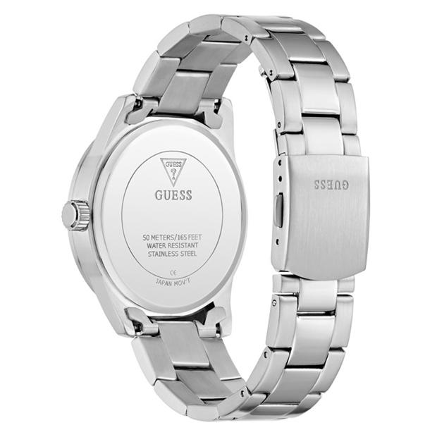 Black/Silver - Guess - Men's Easton Analogue Quartz Watch