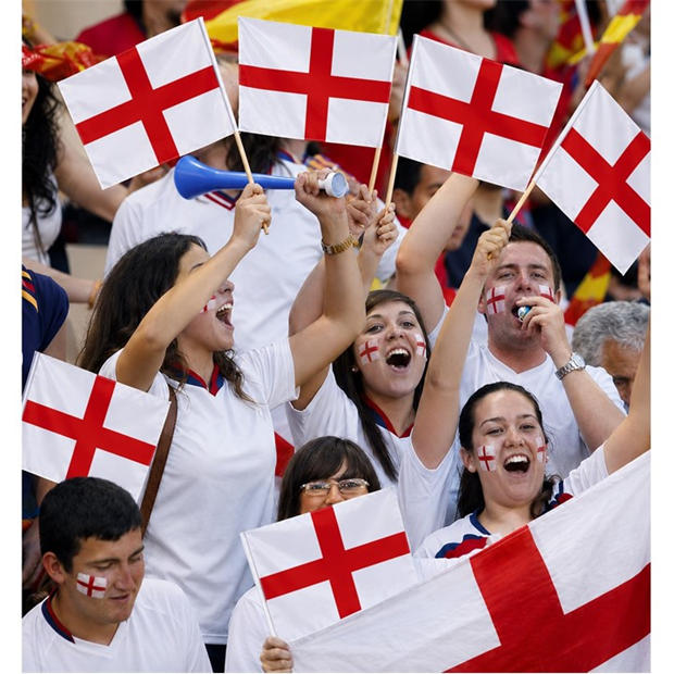 England - Team - Hand Football Flag