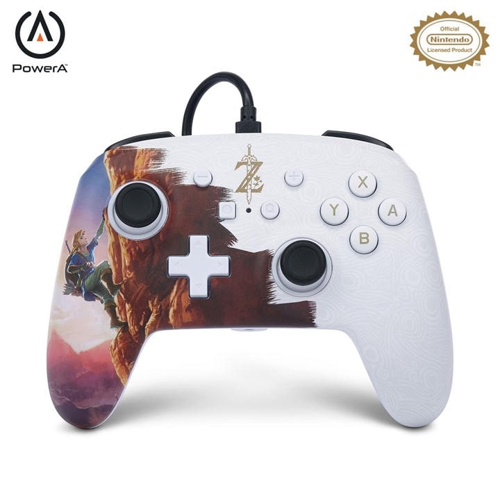Powera   Enhanced Wired Controller For Nintendo Switch - Hero's Ascent, Sports Direct
