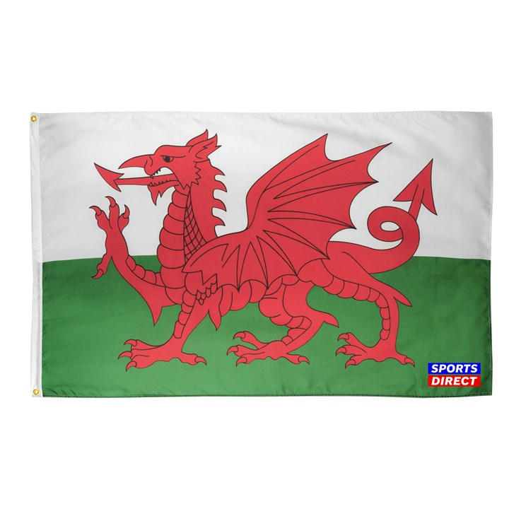 Wales     8X5 Football Flags, Football by Team, Sports Direct