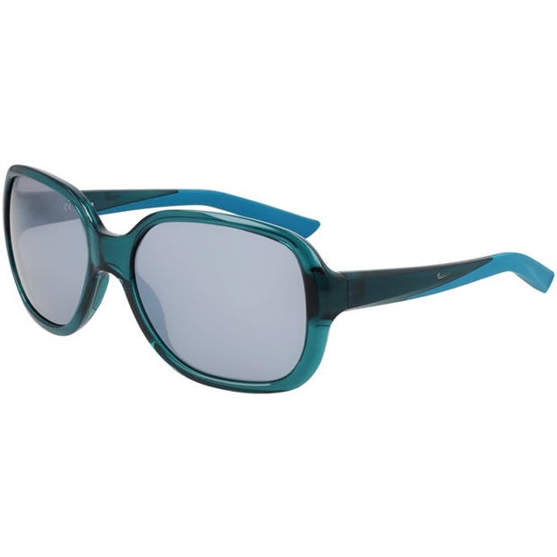 Teal/Silver Fl - Nike - Audacious Square Sunglasses