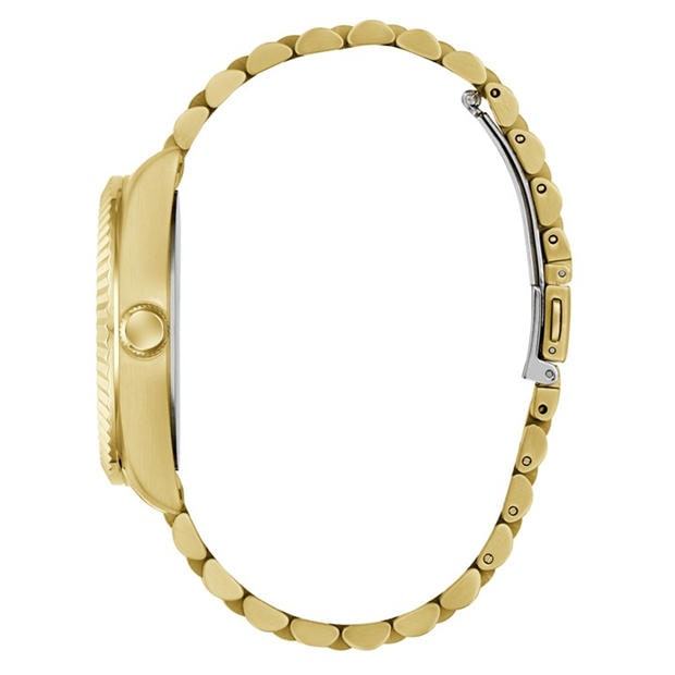 Gold/Metallic - Guess - Men's Jaden Quartz Analogue Watch