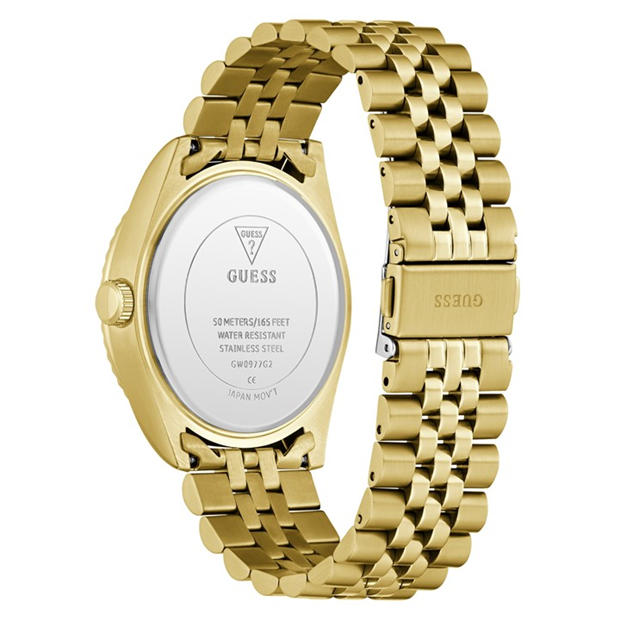 Gold/Metallic - Guess - Men's Jaden Quartz Analogue Watch