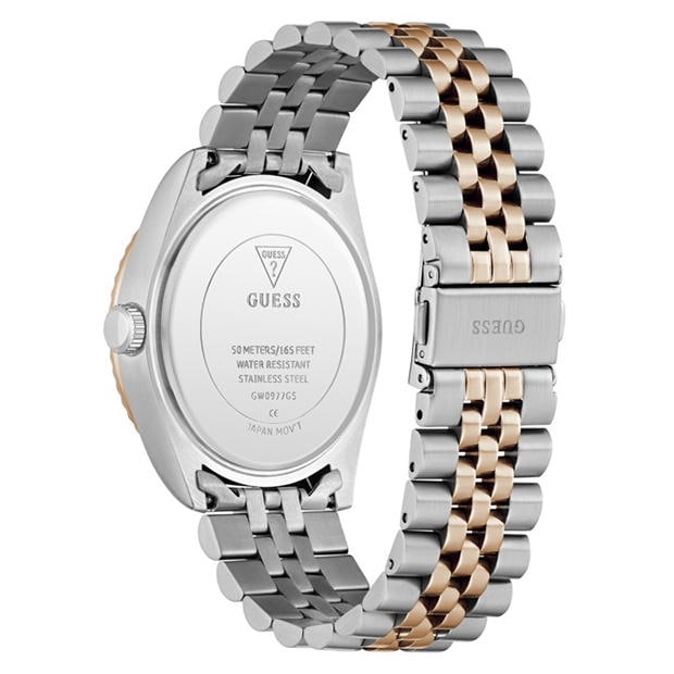 Blue/Silver - Guess - Men's Jaden Quartz Analogue Watch