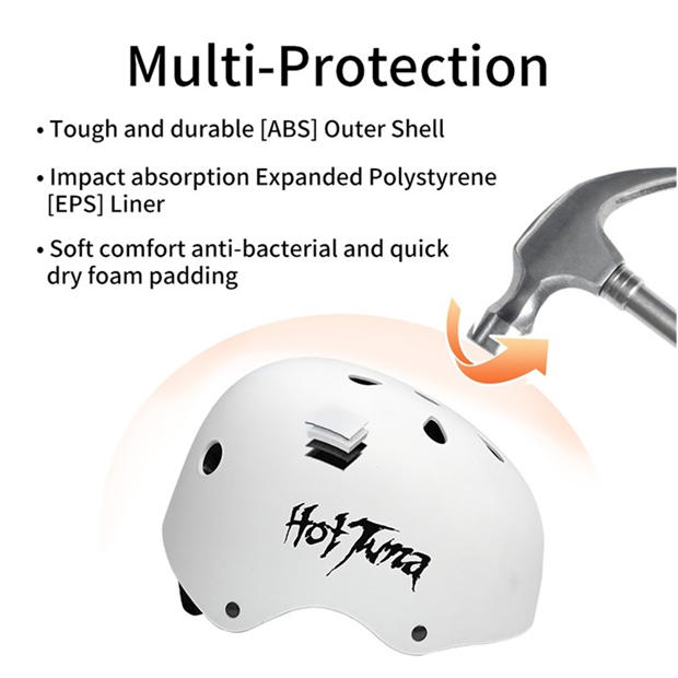 White - Hot Tuna - Hot Tuna Hardshell Helmet
