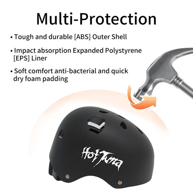 Black - Hot Tuna - Hardshell Helmet Junior