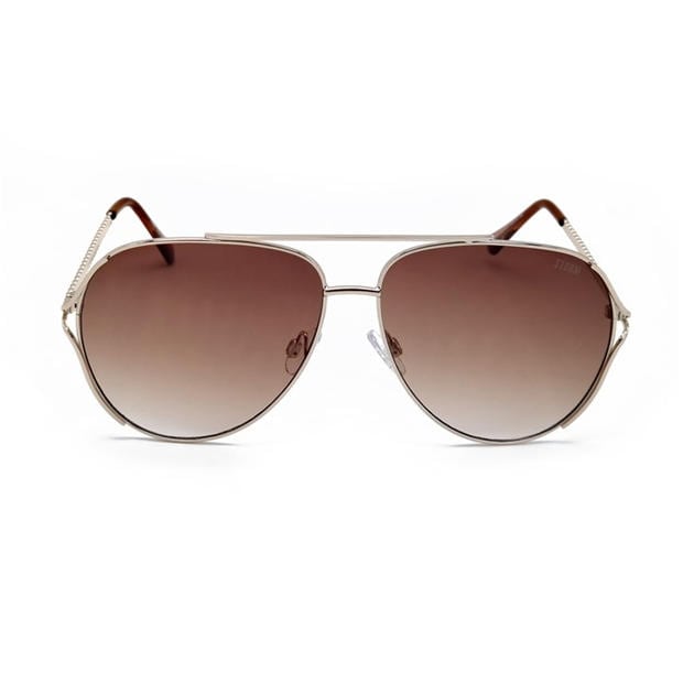 Gold - Storm - Women's Aviator Sunglasses