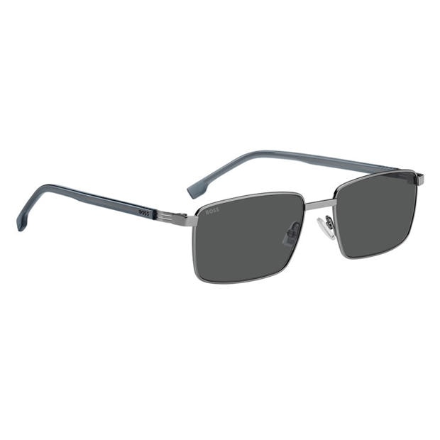 Ruthenium Blue - Boss - Men's Rectangle Sunglasses
