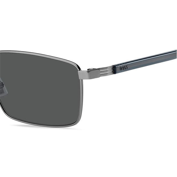 Ruthenium Blue - Boss - Men's Rectangle Sunglasses