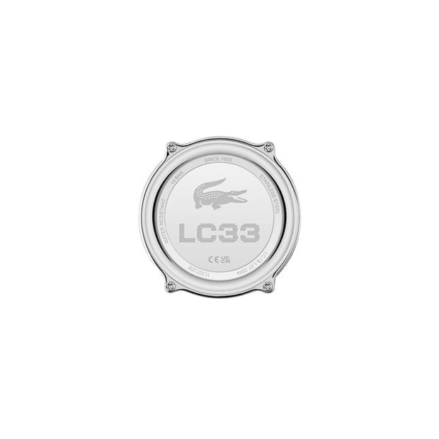 Black - Lacoste - Watches Mens LC33 Silicone Strap Watch