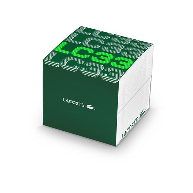 Black - Lacoste - Watches Mens LC33 Silicone Strap Watch