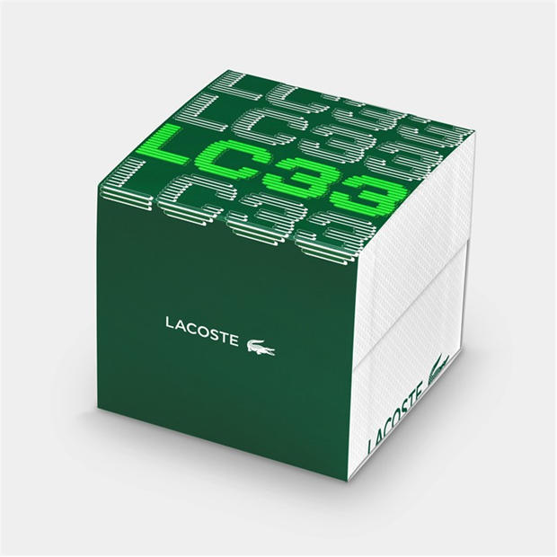 Clear - Lacoste - Watches Mens LC33 Silicone Strap Watch