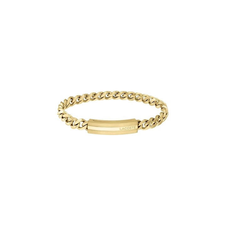 Lacoste Men's Gold Adventurer Yellow Ip Bracelet, Sports Direct