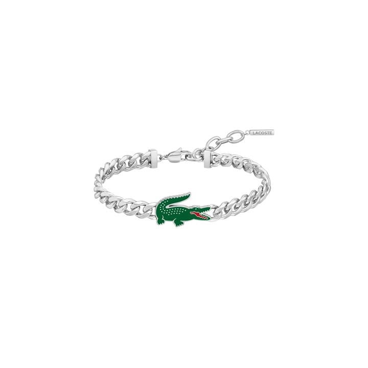 Lacoste Men's Silver Arthor Stainless Steel Bracelet, Sports Direct