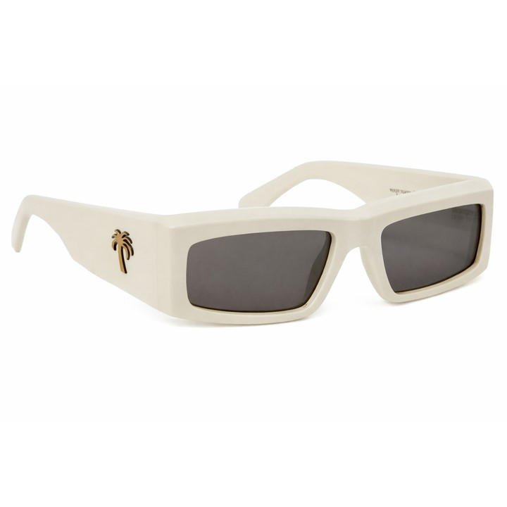 Palm Angels , Sunglasses, Unisex, White, 58 Mm, Authentic Yreka Glasses With Top-Notch Service - Image 3