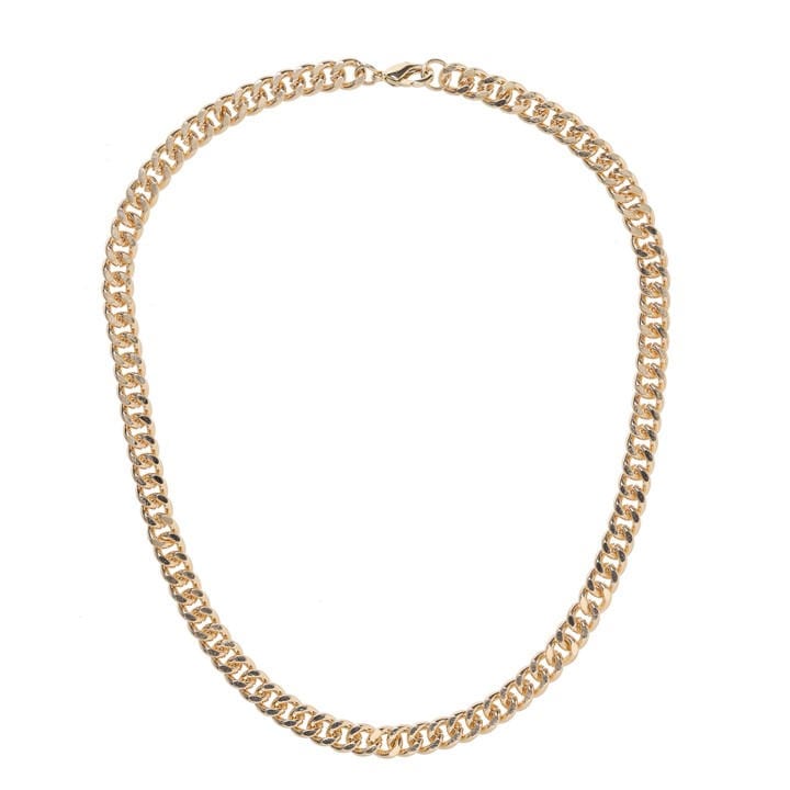 Fabric Men's Gold Curb Chain Necklace, Sports Direct