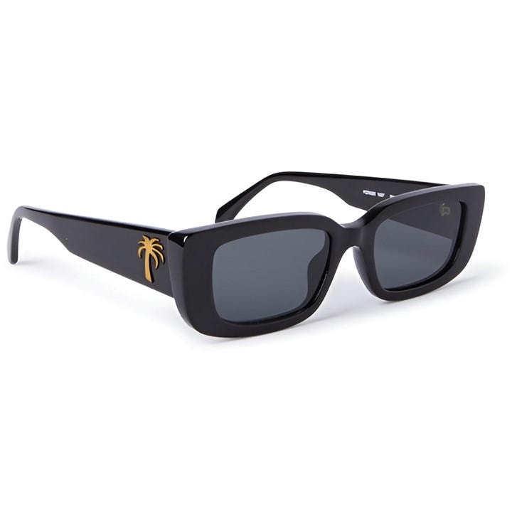 Palm Angels Men's Black Yosemite Rectangle Sunglasses, Sports Direct
