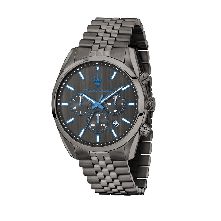 Maserati Men's Black Dark Edition Analogue Quartz Watch, Sports Direct
