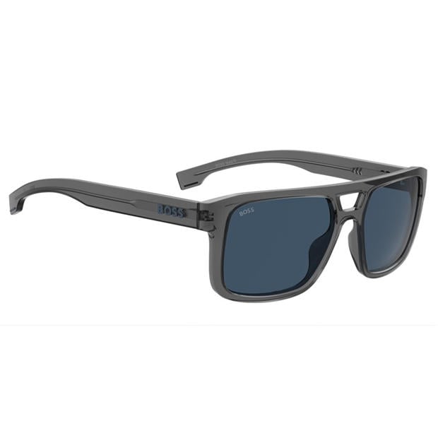Grey - Boss - Men's Rectangle Sunglasses