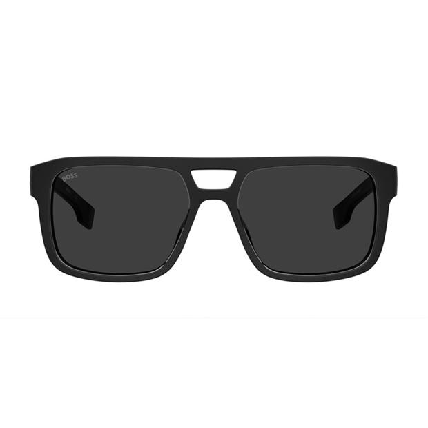 Black - Boss - Men's Rectangle Sunglasses