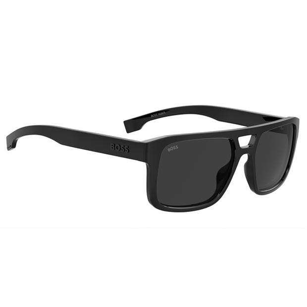 Black - Boss - Men's Rectangle Sunglasses