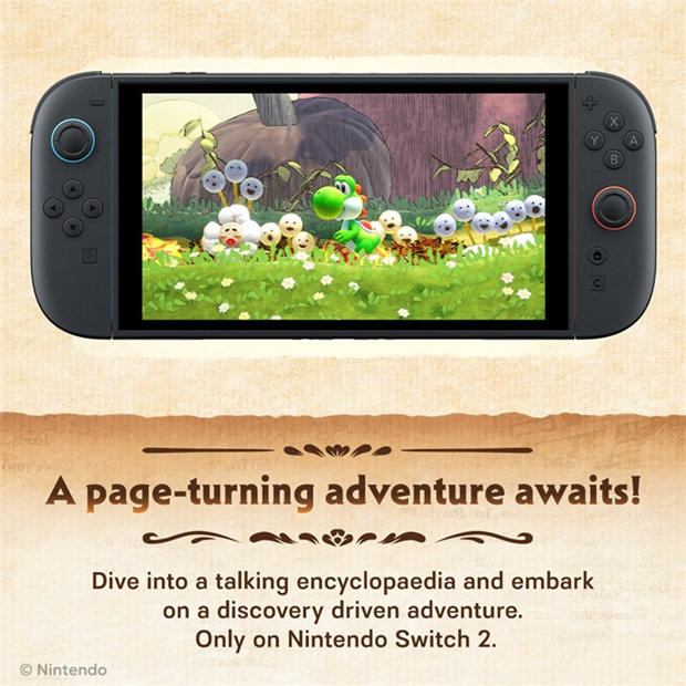NS2 - Nintendo - Yoshi and the Mysterious Book
