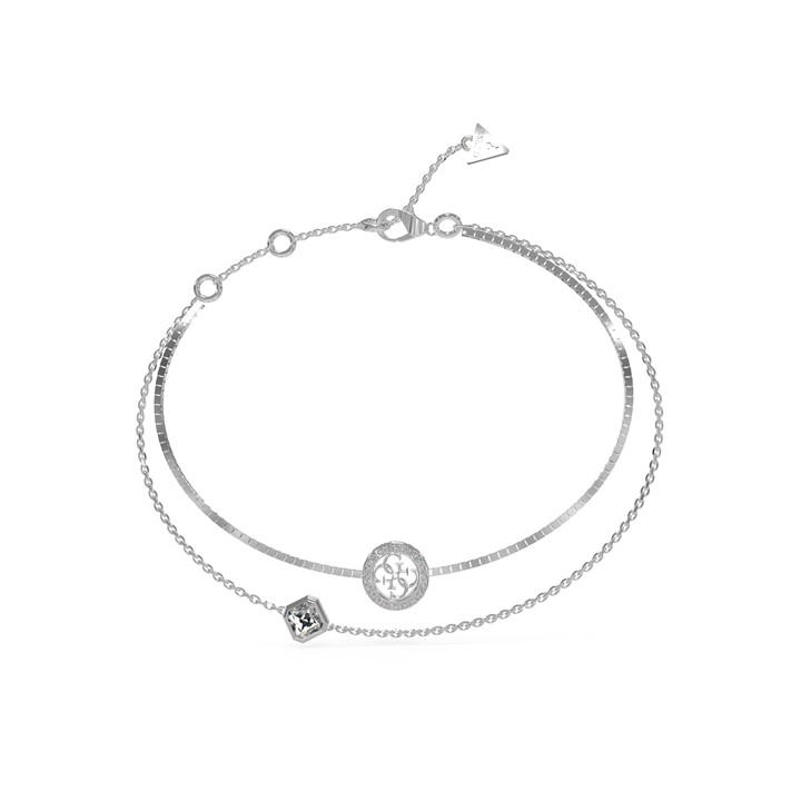 Guess Women's Silver Gesjwl 4G Crush, Sports Direct