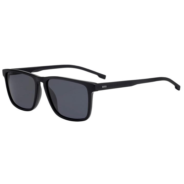 Boss Men's Black Square Sunglasses, Square Design, Sports Direct