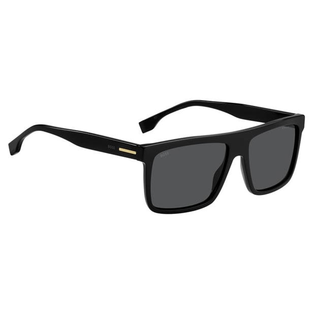 Black - Boss - Men's Rectangle Sunglasses