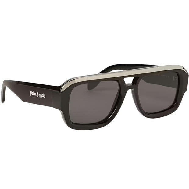 Black Dark Grey - PALM ANGELS - Men's Stockton Rectangle Sunglasses