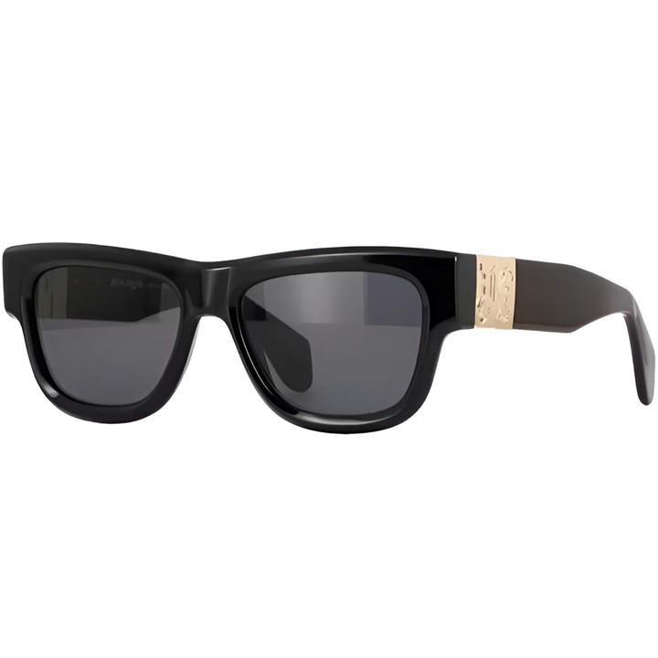 Palm Angels Men's Black Merrill Rectangle Sunglasses, Sports Direct