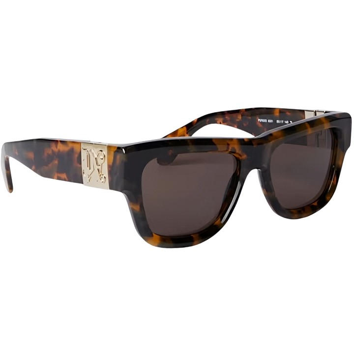 Palm Angels Men's Merrill Rectangle Sunglasses - Havana Lt Brown - Image 3