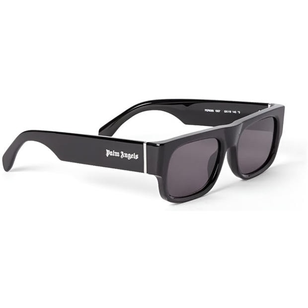 Black Dark Grey - PALM ANGELS - Men's Midway Rectangle Sunglasses