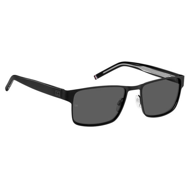 Matte black - Tommy Hilfiger - Men's Sun Rectangle Sunglasses